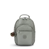 Image de Kipling Sac À Dos Seoul S Moon Grey Metallic Vert Petit Femme 100% Polyamide
