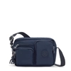 Image de Kipling Sac Bandoulière Albena Blue Bleu 2 Petit Femme 100% Polyamide