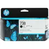 Image de HP, Cartouche d'impression, 738 130-ml Black DesignJet Ink Cartridge (CF)