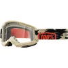 Image de 100% Strata 2 Clear Lunettes de motocross, gris-orange pour Hommes