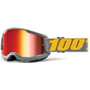Image de 100% Strata 2 Extra Izipizi Lunettes de motocross, gris pour Hommes
