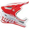 Image de 100% Status Casque de descente, blanc-rouge, taille XL pour Hommes