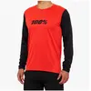 Image de 100%, Hommes, Maillot de cyclisme, Maillot de VTT Ridecamp rouge/noir, taille M, soldé à 100 % (M), Rouge, Noir, M