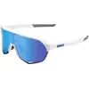 Image de 100%, Unisexe, Lunettes de sport, S2 (Blanc mat, Bleu, HiPer bleu), Blanc