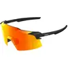 Image de 100%, Unisexe, Lunettes de sport, Aerocraft - Soft Tact Black - HiPER Red Multilayer Mirr (Noir, Orange, Red), Noir