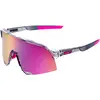 Image de 100%, Femmes, Lunettes de sport, S3 (Grey, Miroir multicouche violet, Pink, Purple), Gris, Violet, Pink, Transparent, Multicolore