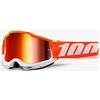 Image de 100% Accuri II Matigofun Lunettes de motocross, blanc-orange pour Hommes
