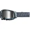 Image de 100%, Femmes, Lunettes de sport, Goggles Racecraft 2 Battleship -Mirror Silver Lens (Cuirassé, Miroir Argent), Gris