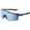 Image de 100%, Unisexe, Lunettes de sport, Lunettes Speedccraft Sl-Black Holographic-Hiper Blue Multilayer Mi (Noir, Noir holographique, Bleu glacier), Noir, Bleu
