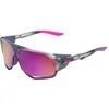 Image de 100%, Unisexe, Lunettes de sport, Norvik (Gris, Lila, Miroir multicouche violet), Gris