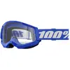 Image de 100%, Unisexe, Lunettes de sport, STRATA 2 Goggle Blue - Clear Lens, Bleu