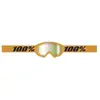 Image de 100%, Unisexe, Lunettes de sport, STRATA 2 Goggle Neon Orange - Clear Lens (Noir Orange, Clear), Orange, Noir