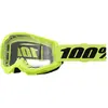 Image de 100%, Unisexe, Lunettes de sport, STRATA 2 Goggle Neon Yellow - Clear Lens (Jaune néon, Clear), Jaune