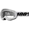 Image de 100%, Unisexe, Lunettes de sport, STRATA 2 Goggle White - Clear Lens, Blanc