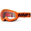 Image de 100%, Unisexe, Lunettes de sport, Strata 2 (écran lumineux, Orange Fluorescent Translucide, Lentille claire), Orange