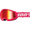 Image de 100percent Lunettes Strata 2 Junior Mirror Red Lens/CAT3
