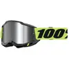 Image de 100%, Unisexe, Lunettes de sport, ACCURI 2 Goggle Neon Yellow - Mirror Silver Lens (Jaune, Jaune néon, Noir, Noir Jaune, Argent, Miroir Argent), Noir, Jaune