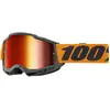 Image de 100%, Unisexe, Lunettes de sport, ACCURI 2 Goggle Orange - Mirror Red Lens (Noir, Miroir Rouge, Red), Orange