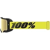 Image de 100% Armega Essential Chrome Lunettes de motocross, jaune pour Hommes