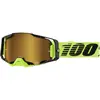 Image de 100%, Unisexe, Lunettes de sport, ARMEGA Goggle Neon Yellow - Mirror Gold Lens (Jaune, Noir, Jaune, Or), Jaune