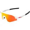 Image de 100%, Unisexe, Lunettes de sport, Slendale XS (Blanc mat, Blanc Mat, Noir, Rouge), Rouge, Multicolore, Orange, Noir, Jaune, Blanc