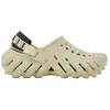 Image de Crocs Echo Sabot Os Noir Sneakers Unisexe Crème 207937-2YJ 46-47