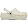 Image de Crocs, Femmes, Chaussons, W's ClassicPlatformGlitterClog, Blanc, (37)