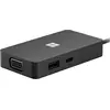 Image de Microsoft Surface USB-C Travel Hub (USB-C, 1 portion), Station d’accueil + hub USB, Noir