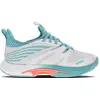 Image de K-Swiss, Femmes, Chaussure de salle, Chaussures de Tennis/Padel pour femmes SPEEDTRAC 143 blue/desert flower UK5/38EU (38), Blanc, Bleu