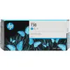 Image de HP, Cartouche d'impression, 738 300-ml Cyan DesignJet Ink Cartridge (C)