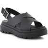 Image de Palladium, Femmes, Sandales, Damen Pallacruise Gekreuzte Sandalen, Noir, (39)