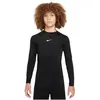 Image de Nike, Garçons, T-shirt de sport, Haut à manches longues Pro Dri-Fit pour enfants (XS), Noir, Blanc, XS
