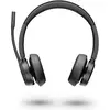 Image de HP Poly Voyager 4300 (Sans fil, USB-C, Zoom), Casque micro de bureau, Noir