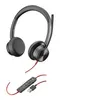 Image de HP Poly Blackwire 8225 - Micro-casque - sur-oreille - filaire - Suppresseur de bruit actif - USB-A - noir - certifié Zoom