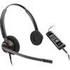 Image de HP Poly EncorePro 525 (Filaire, USB-A, Les équipes Microsoft), Casque micro de bureau, Noir