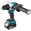 Image de Perceuse visseuse à percussion LXT - Ø 13 mm - MAKITA - Avec 2 batteries 5 Ah + chargeur rapide + coffret Makpac - DHP492RTJ