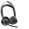 Image de Poly Voyager 6200 - Micro-casque - embout auriculaire - montage sur l'oreille - Bluetooth - sans fil, filaire - Suppresseur de bruit actif - USB-C - noir - Certifié pour Microsoft Teams