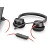 Image de HP Poly Blackwire C5220 - Blackwire 5200 series - micro-casque - sur-oreille - filaire - USB-A, jack 3,5mm - noir - Certifié pour Microsoft Teams, Certifié pour Skype for Business, certifié Cisco Jabber, Certifié Avaya, Works With Chromebook Certified