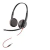 Image de HP Poly Blackwire C3225 - Blackwire 3200 Series - micro-casque - sur-oreille - filaire - jack 3,5mm - noir - Certifié Skype, certifié Cisco Jabber, Certifié Avaya