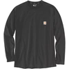Image de Carhartt Midweight Pocket Manches longues Coupe décontractée, noir, taille M pour Hommes