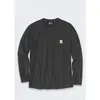 Image de Carhartt, Hommes, T-shirt, Force Mittelschweres schwarzes T-Shirt mit Tasche, Noir, (M)