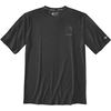 Image de Carhartt Force Sun Defender  Short-Sleeve Logo Graphic T-shirt fonctionnel, noir, taille M pour Hommes