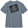 Image de Carhartt, Hommes, T-shirt, Bekleidung 107052-HN7 Graphic, Bleu, Gris, (S)