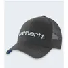 Image de Carhartt, Hommes, Casquette, Dunmore Cap Schwarzdunkles Horizontblau, Bleu, Noir, (Taille unique)