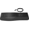 Image de HP 480 Comfort - Clavier - Agencement à 3 zones, multi-appareils, 23 touches programmables - full size - USB - AZERTY - Belge - noir