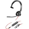 Image de HP Poly BW 3315 USB-C HS +3.5MMP (Filaire, USB-C), Casque micro de bureau, Noir