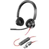 Image de HP Poly Blackwire 3320 (Filaire, USB-C), Casque micro de bureau, Noir