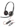 Image de HP Poly Blackwire 3220 - Blackwire 3200 Series - micro-casque - sur-oreille - filaire - USB-C - noir - Certifié pour Skype for Business, certifié Cisco Jabber, Certifié Avaya, certifié UC
