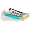 Image de HOKA Rocket X 2 Yuzu Bleu Ciel Baskets Unisexe Blanc 1127927-YZC 45