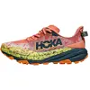 Image de Hoka One One Speedgoat 6 Tissu Confortable Doux Cuir Synthétique Antidérapant Résistant à l'Usure Chaussures de Running Basses Chaussures de Running Femmes 1147811-FDS 38 beige